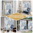 thumbnail image 4 of Fall Blue Pumpkins Shower Curtain - Water Repellent Fabric Shower Curtains Washable, Thanksgiving Floral Eucalyptus Berries Decorative Polyester Cloth Bathroom Curtains Modern Bath Decor 72"x84", 4 of 7