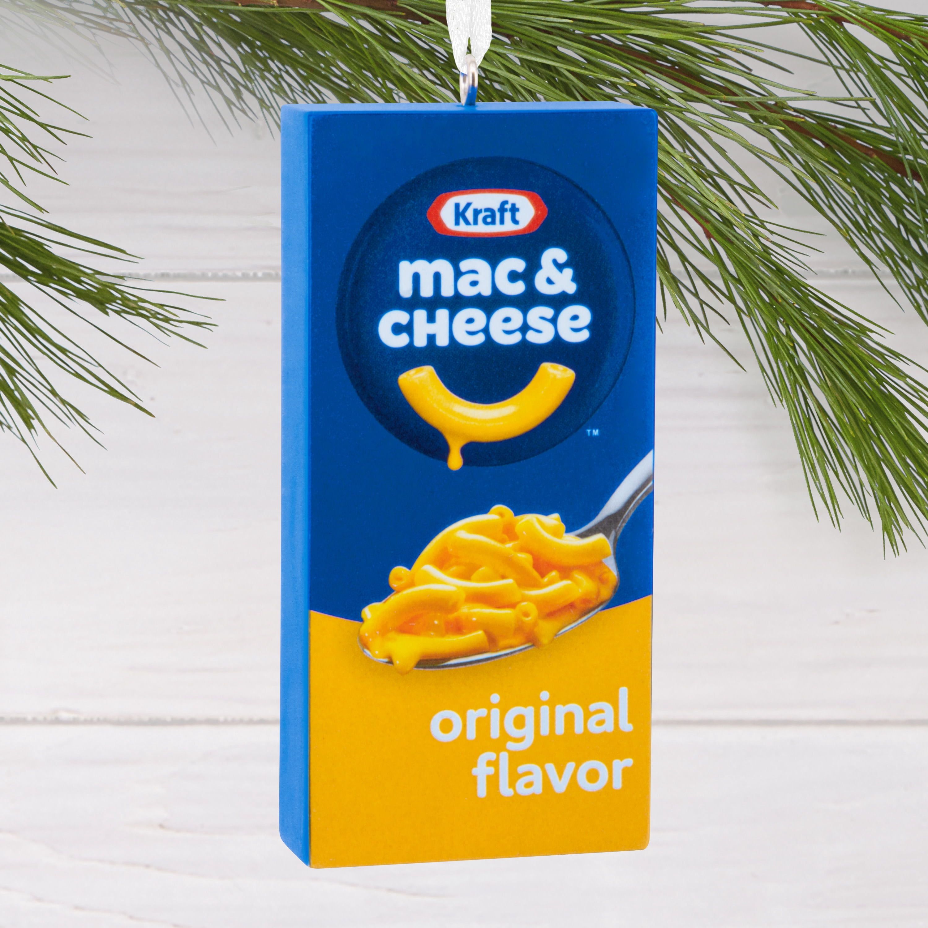 Hallmark Christmas Ornament (Kraft Mac & Cheese Box), 1 Count