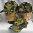 thumbnail image 2 of Freemason's Baseball Cap - Green Camouflage Hat with Mason text and Compass Icon, 2 of 2