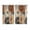 Light Gray Orange White, variant on Burnt Orange Grey Black Flower Kitchen Curtains 72 Inch Length, Spring Floral Botanical Grommet Top Bedroom Living Room Curtains, Light Filtering Cafe Curtain Drapes 2 Panels Set 104''x72''