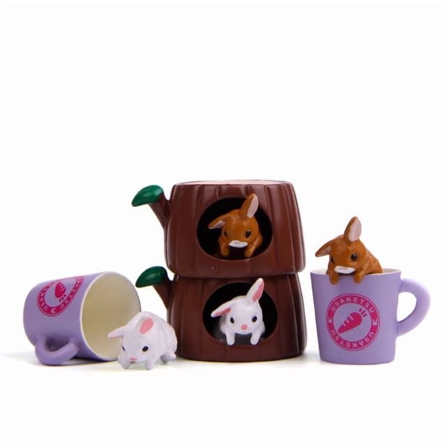 Set de esculturas de conejo de resina para jardín, bonitas figuras de conejos