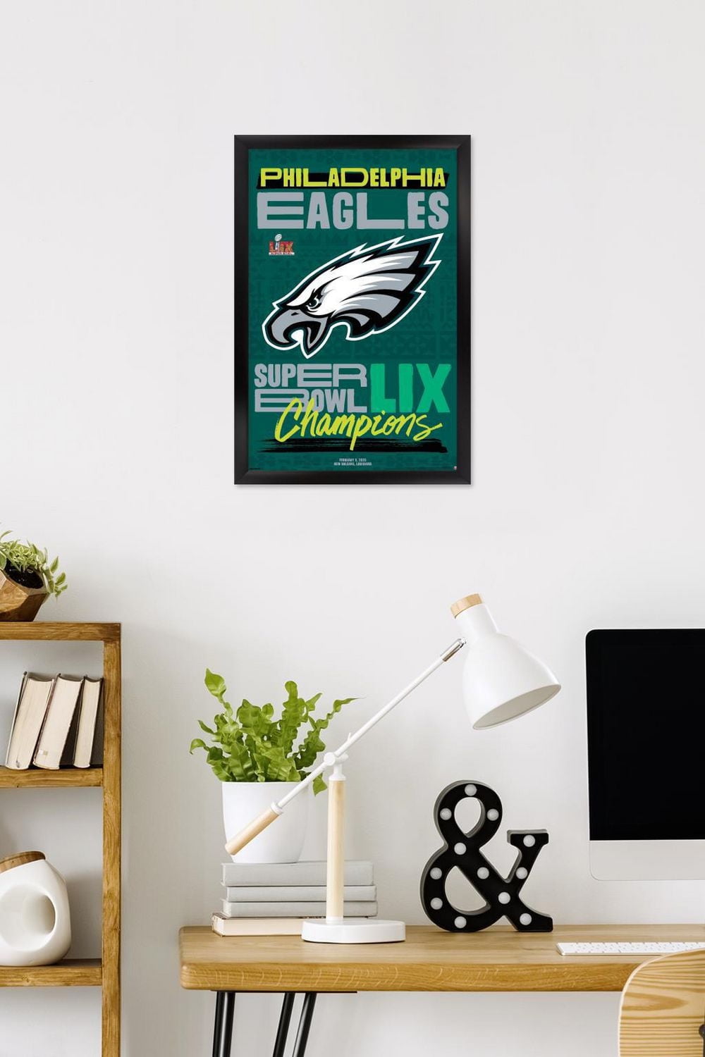 NFL Philadelphia Eagles - Super Bowl LIX Team Logo Wall Poster