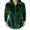 Green, variant on Women’s Full Zip Fleece Stand Collar Jacket, Soft Korean Velvet Relaxed Long Sleeve Pocket Winter Outerwear Size S-5XL Plus Size Friendly