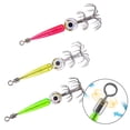 thumbnail image 4 of 3pack Cuttlefish Soft Hook Squid Jig Hook Artificial Octopus Fishing Lure, 4 of 9