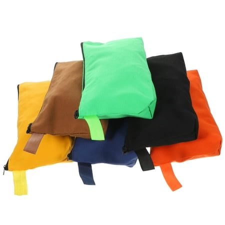 FONDOTIN 6Pcs Sturdy Canvas Tool Bags with Zipper Closure Assorted Colors for Hardware and Tool Storage FONDOTIN 6Pcs Sturdy Canvas Tool Bags with Zipper Closure Assorted Colors for Hardware and Tool Storage