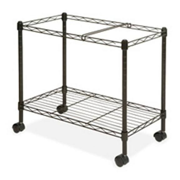 Mobile Filing Cart, Ltr-Lgl, 12.88 in. x 25.75 in. x 20.5 in., Black