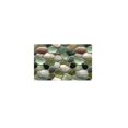 thumbnail image 1 of TIELUTT Corridor Stone Patterned Carpet 3D Pebble Pattern Entrance Carpet Washable Knitted Blanket with Tassels Bed Throws Classroom Small Rug Dining Room Rugs for under Table 6x9 Knit Blanket Throw, 1 of 6