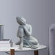 thumbnail image 5 of Estatua de Buda pequeña de resina, figura zen, hecha a mano, estatua de Buda, artesanía decorativa Largo, 5 of 8