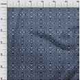 thumbnail image 2 of oneOone Polyester Lycra Fabric Leaves & Swirl Block Printed Fabric 1 Yard 56 Inch Wide, 2 of 4