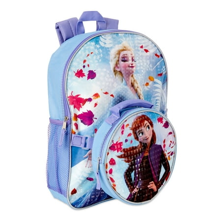 Disney Frozen 2 Kids Girls' Change Is in the Air Backpack with Lunch Bag