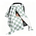 thumbnail image 5 of Baby Car Seat Cover, Minky Warm Winter Car Seat Covers for Babies, Peekaboo Opening Infant Car Seat Cover, Nursing Cover Carseat Canopy, 5 of 5