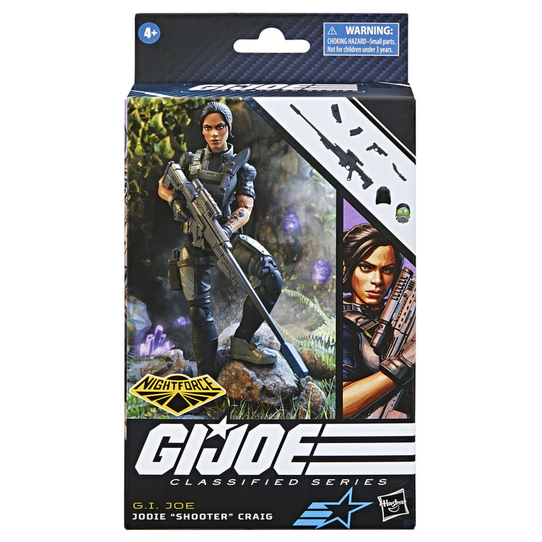 G.I. Joe: Classified Series Jodie Shooter Craig Kids Toy Action Figure  for Boys and Girls Ages 4 5 6 7 8 and Up (10”), Only At Walmart 
