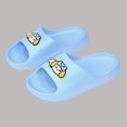 thumbnail image 5 of Fnooota Girls Slide Sandals, Slip On Non Slip Open Toe Waterproof Summer Shoes Sky Blue Size 1-1.5(Big Kids), 5 of 6
