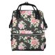 thumbnail image 1 of Fotbe Rose Flowers Mochila Maternidad - Lona de Sarga Impermeable, Mochila de Pañales de Gran Capacidad con Múltiples Bolsillos y Correas Ajustables, 1 of 6