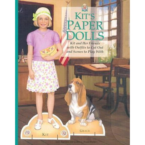 Pre-Owned Kit's Paper Dolls: Kit and Her Friends With Outfits to Cut Out and Scenes to Play With (American Girl Collection) (Paperback) 1584857064 9781584857068