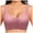 Hot Pink, variant on Comfortable Adjustable Bra No Underwire Seamless Bra For Women Bra Strapless Bra Women Bra Set And Underwear Thong High Support Sports Bra Sports Bras for Running Scrappy Bra Womens Comfort Bras Low