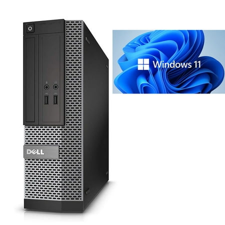 Used Dell 7010-D Desktop PC with Intel Core i5-3470 Processor, 8GB Memory, 1TB Hard Drive and Windows 11 Pro (Monitor Not Included)