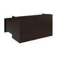 thumbnail image 2 of Arrive 72W x 72D L Reception Desk with Shelf in Mocha Cherry - Engineered Wood, 2 of 9