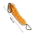 thumbnail image 3 of Large Super Soft Shower Back Scrubber | Extra Thick PE Material Back Brush with Hanging Rope | 30x8cm Bath Exfoliator for Deep Cleaning & Rich Lather, 3 of 7