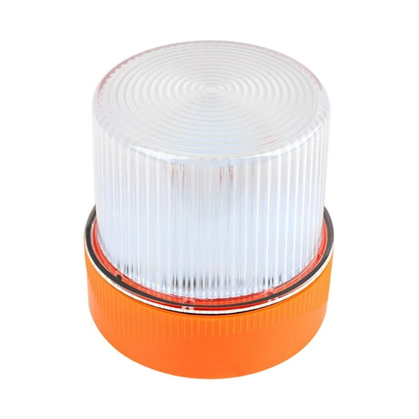 Luz de baliza LED compacta, fácil de instalar, luz intermitente de advertencia de seguridad de emergencia Amarillo