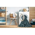 thumbnail image 2 of Ahgly Company Tapis Rectangulaire Lavable en Machine Intérieur Transitionnel Vert Sarcelle Profond, 5 Pieds x 8 Pieds, 2 of 7