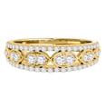 thumbnail image 2 of Aonejewelry 0.50 Ctw. Diamond Delicate Wedding Band In 14K Yellow Gold, 2 of 4