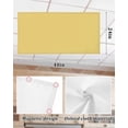 thumbnail image 5 of Fluorescent Light Covers for Ceiling Lights 2 Pack, Light Yellow Magnetic Classroom Light Covers 4x2 Feet, Minimalist Modern Solid Color Yellow Fluorescent Ceiling Filters for Office Classroom, 5 of 7