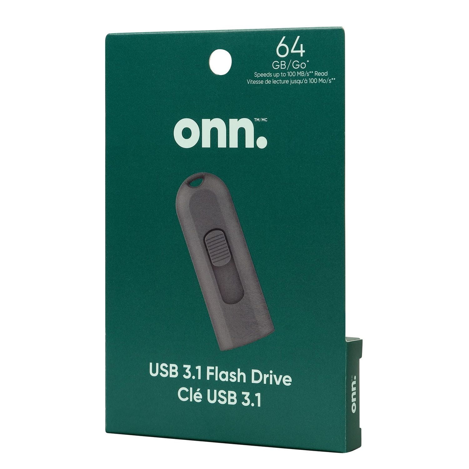 Clé USB 3.1 de 64 Go de onn. Vitesse de lecture jusqu’à 100 Mo/s