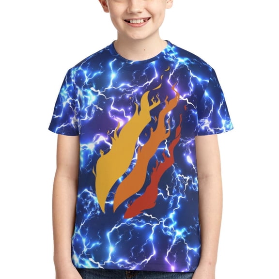 Prestonplayz Boys Girls T Shirt Kids Short Sleeve Crewneck 3d Printed Graphic Shirts For Kids Youth X-Small