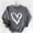 #296-Gray, variant on Women's Valentine Printed Long Sleeve Tops Casual Crewneck Heart Graphics Shirt Gifts