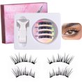 thumbnail image 1 of Reusable Magnetic Eyelash Kit with Tweezers Upgrade Directional Suction Fiber Lashes Easy Application Multiple Styles, 1 of 8
