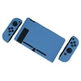 thumbnail image 4 of PlayVital Back Cover for Nintendo Switch Console, Handheld Controller Separable Protector Hard Shell for NS Joycon, Customized Dockable Protective Case for Nintendo Switch - Airforce Blue, 4 of 9