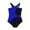 Blue, variant on GYRATEDREAM Girls One Piece Swimsuits Sleeveless Cross Back Swimsuits Beach Swimwear Bathing Suits for 10-12 Years