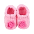 thumbnail image 3 of OOOUM Baby Booties Newborn Cozy Knit First Walkers Flower Soft Sole Infant Shoes,CN:One Size, 3 of 6
