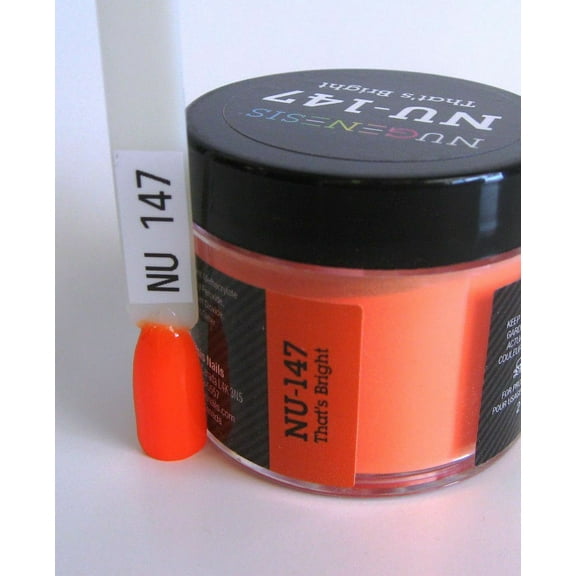 NUGENESIS Nail Color Dip Dipping Powder 1.5oz/jar - NU147 That’s Bright