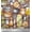 Rose Brown, variant on Soimoi polyester Crepe Fabric Ginger,Jar & Mortar and Pestle Kitchen Fabric Prints By Yard 42 Inch Wide