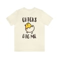 thumbnail image 2 of Chicks Dig Me Funny Cute Easter Shirt - Holiday Tee, 2 of 10