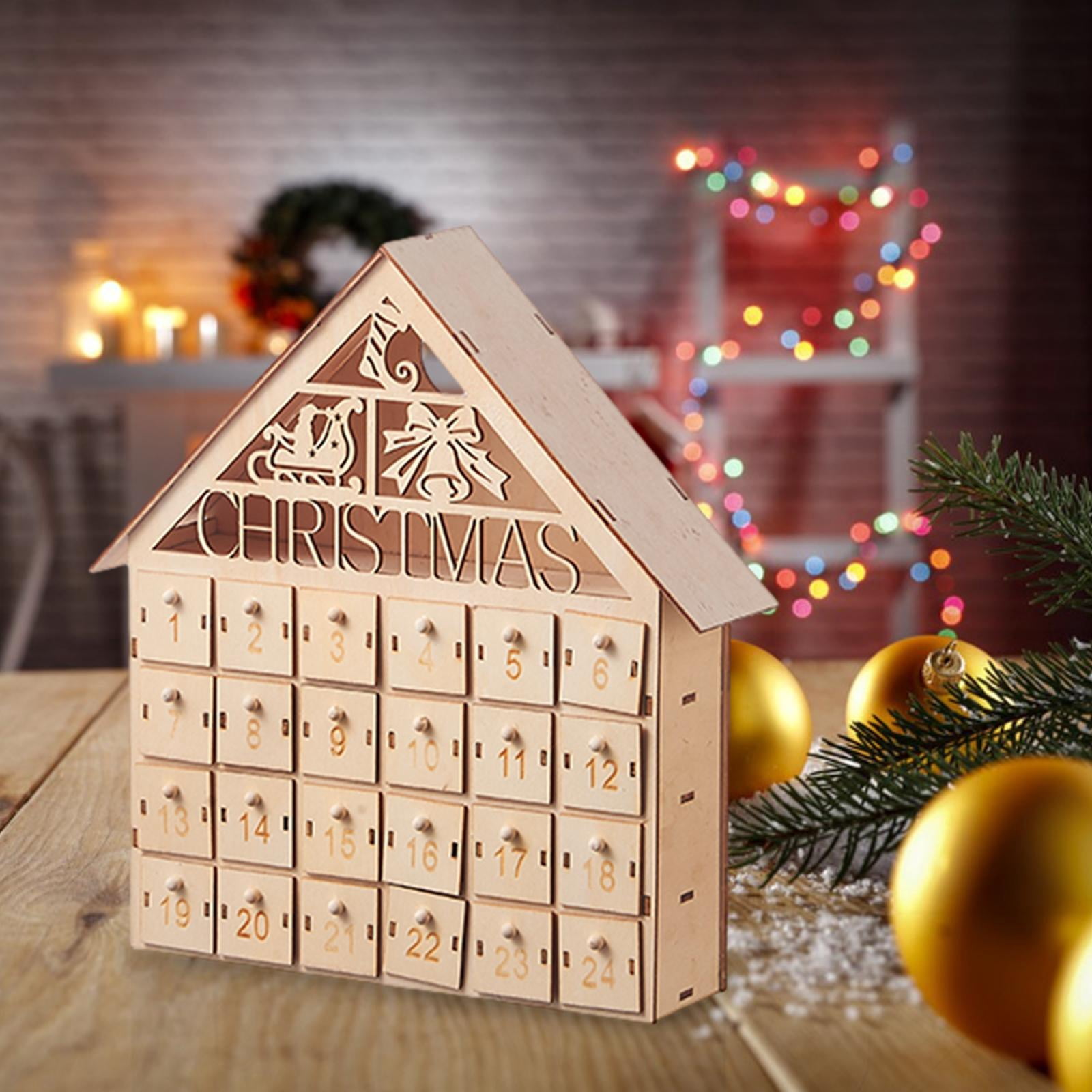 Calendrier De L'Avent Noël 2025 - 24 Boîtes Réutilisables - Remplissage Libre - Compte à Rebours Fêtes - 13