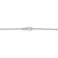 thumbnail image 4 of 14k White Gold 24 Inch .9mm Cable Chain Necklace Pendant Charm, 4 of 9