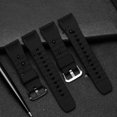 thumbnail image 4 of Correa de reloj de caucho negra de 24 mm para Casio PRG-600/600Y PRG-650/650Y Wachband PRW-6600 GA 2000 Uhrenarmband Pulsera impermeable, 4 of 5