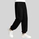 thumbnail image 5 of Niños pantalones niñas Color sólido suelto de ajuste casual deportivo cónico con bolsillos laterales cintura Niños niñas vestido pantalones, 5 of 8