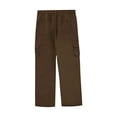 thumbnail image 5 of Yifymode Men Outdoor Cargo Pant Lightweight Tactical Pant Hiking Jogger Classic Fit Multi Pockets,Coffee 5XL, 5 of 5