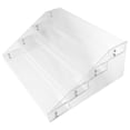 thumbnail image 3 of Exhibidor de tarjetas coleccionables: Estante de mesa de plástico transparente de 4 niveles para tarjetas deportivas de béisbol, baloncesto, fútbol y otros deportes, incluyendo broches y pines., 3 of 8