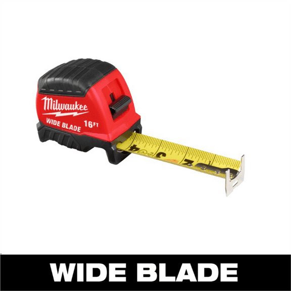 Milwaukee Tool 16ft Wide Blade Tape Measure