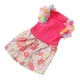 thumbnail image 2 of Vestido para perro Nikou ligero transpirable diseño floral color rojo rosado S, 2 of 15