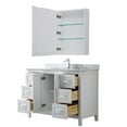 thumbnail image 3 of Wyndham Collection Wcv252548sunsmed Daria 48" Free Standing Single Vanity Set - White /, 3 of 7