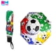 thumbnail image 3 of Sombrilla Paraguas De Bolsillo Con Diseño de Fútbol Pelota rojo, 3 of 9