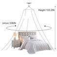 thumbnail image 1 of Filet de Lit Polyester Rideau de Lit Portable; Enfants Plafond Enfants Literie Maille Auvent pour la Décoration de la Maison, Violet, 1 of 8