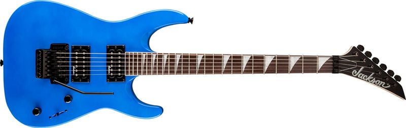 Jackson blue guitar Clearance