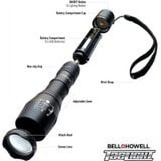 Bell+Howell Taclight Tactical Flashlight 3 Pack – Waterproof & Weatherproof Aircraft Grade Aluminum Construction, 5 Light Modes with 50,000 Hour Cree LEDs, 40x Brighter – As Seen on TV